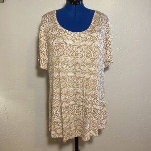 NWOT- Curvy Lily boat neck blouse, size 2X.